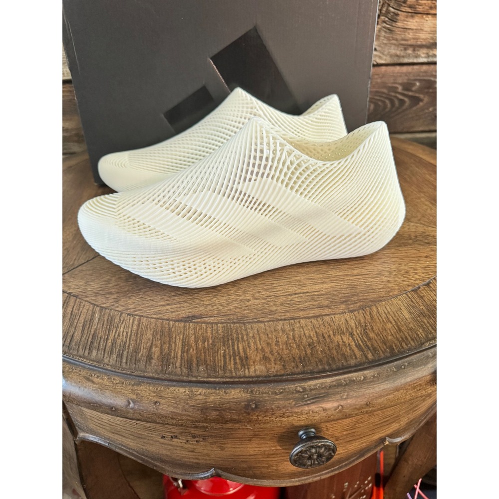 Adidas Climacool 24 Wonder White 3D Printed Slip On Sneakers JQ8739 Mens 9.5